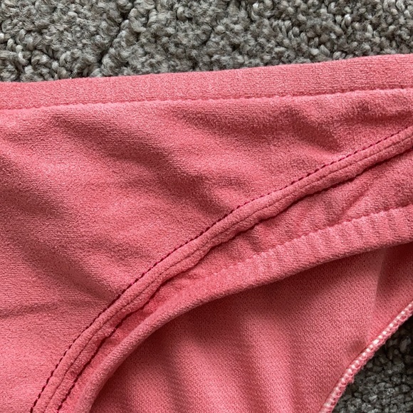 Lucky Brand Suede With Me Bikini Bottom Pink - Picture 5 of 10